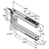 Photoelectric Sensor Bifurcated Retroreflective Sensor   SLM120B6