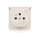 Double two way switch with LED indicator light, 10AX, matt aluminum