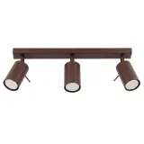 Ceiling lamp RING 3L brown