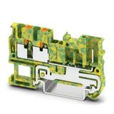 PT 2,5-TWIN/1P-PE-L-CLX - Protective conductor terminal block