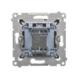 Double button for switches and push buttons, green