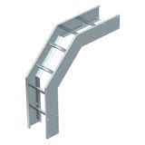 WLBF 90 165 FT  Arc 90° descending, for cable rib. for size 160, 160x500, Steel, St, hot-dip galvanized, DIN EN ISO 1461