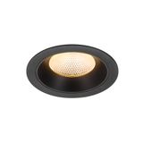 NUMINOS© XL, recessed ceiling light, 3000K 40ø IP20 round bl