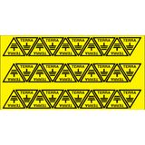 Adhesive label - Dimensions: 175 x 100 mm