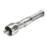 FO connector, Variant 1, SC-Duplex multi-mode, with kink prevention, IP67