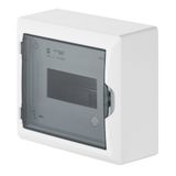 ECONOMIC BOX 1x8 PE+N SURFACE MOUNTED