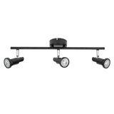LED Spotlight 3x3.4W 2700K GU10 Black 927