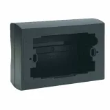 3 gang Noir grey box to be used with System 45 3 gang  frames