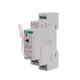Radio roller shutter module for DIN rail