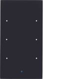 KNX glass sensor 3gang comf, intg bus coupling unit, KNX-TS sensor, gl