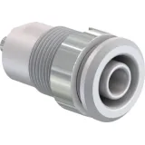 4 mm socket, solder connection, mounting Ø 12.2 mm, CAT III, white, 49.7049-29