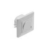 Microwave motion sensor CM-4, max. 1200W, AC220-240V, 50/60Hz, angle 180°, range 5-15m ± 1-1,8m, IP20,  working with LED, recessed, white housing