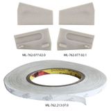 Special SD aluminum profile, for 8 mm glass, clear diffuser, complete, 2 m