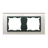 Double frame, glass, Gray / Graphite