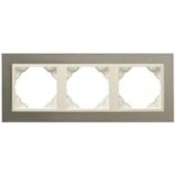 TRIPLE FRAME TITANIUM/PEARL