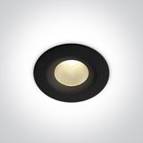 BLACK 7W CCTV IP20 60deg 230V