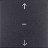 Shutter push-button, S.1/B.3/B.7, ant., matt