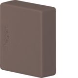 endcap overlapping halogen free for trunking LF/LFH 20x20mm brown