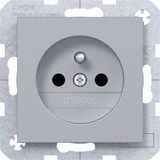 Wall socket earth pin, Safety Plus, plug-in type, A.x/C.x, titanium