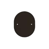 WALL BOX LID 1,5 BLACK 20-PACK