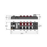 Block Module for EtherNet/IP and CIP Safety Safe Digital Inputs and Outputs, Standard Universal Digital Channels, IO-Link Master Ports   TBIP-L5-FDIO1-2IOL