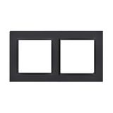 Double frame, black matt