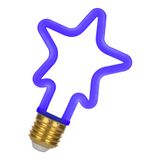Neon LED Star E27 4W Blue