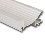 Built-in aluminum profile AT for plasterboard, 29x70mm, clear diff., 1m