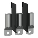 crimp lugs for copper cable with interphase barriers, 300 mm², TransferPacT, Frame 630 A, 3P, set of 3