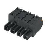 PCB plug-in connector, female plug, 7.62 mm, Number of poles: 9, 180°, PUSH IN with actuator, Clamping range, max. : 2.5 mm², Box