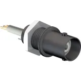 BNC panel socket 50 Ω, RG-58, solder connection, straight, 67.9764-21