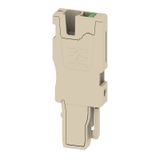 Plug (terminal), SNAP IN, 2.5 mm², 24 A, 800 V, Number of connections: