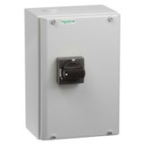 METAL ENCLO GV3P CDE BLK