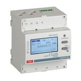 Account D4-Pt MID - Active MID (cl.B) and reactive (cl.2) energy meter insertion via CT (5A) - Network: three-phase 4-wire unbalanced