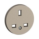 2P+E 13A BS STANDARD SOCKET TITANIUM