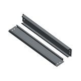 Base, front and rear parts W=800 H=100 mm made of stainless steel