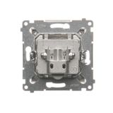 Key for a single roller blind for switches and electronic controllers, anthracite