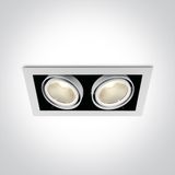 WHITE COB 2x30W WW 38deg 230V
