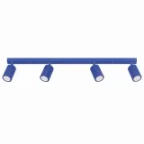 Ceiling lamp KARBON 4L ultramarine
