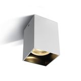 WHITE GU10 10W DARK LIGHT SQUARE