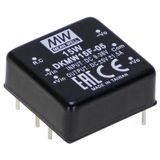 Mean Well DKMW15F-15 DC/DC converter 24 V 15 V 0.5 A 15 W Number of outputs: 2 x Contents 1 piece.