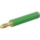 4 mm plug, crimp connection, 1.0 mm², green, 64.2053-25