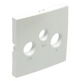 COVER PLATE FOR R-TV-SAT SOCKETS ICE