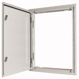 BPA-U-3S-800/17 3-component flush-mounting door frame with door, open air, double-bit lock, IP43, HxW=1760x800mm