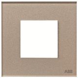 N2271 CH Frames 1-gang / 2-modules - Noble - Champagne Glass