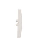 Interdediate switch with LED indicator light without pictogram, (module), 10AX, quick connection, Silver matt, metalic