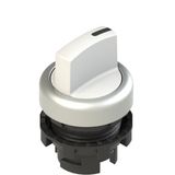 Illuminated short handle selector, 3 positions white with marking