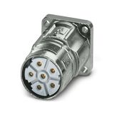 M23-5ES198AW500S - Device connector front mounting