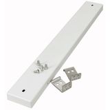 XMW0306E-C Front plate, IP55, empty, H=75mm, grey
