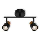 LED SPOT SECTORAL 2XGU10 GD/BK OSRAM